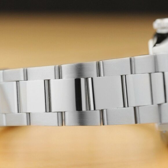 MENS ROLEX DATEJUST BLUE 18K GOLD SAPPHIRES WATCH - Picture 6 of 7